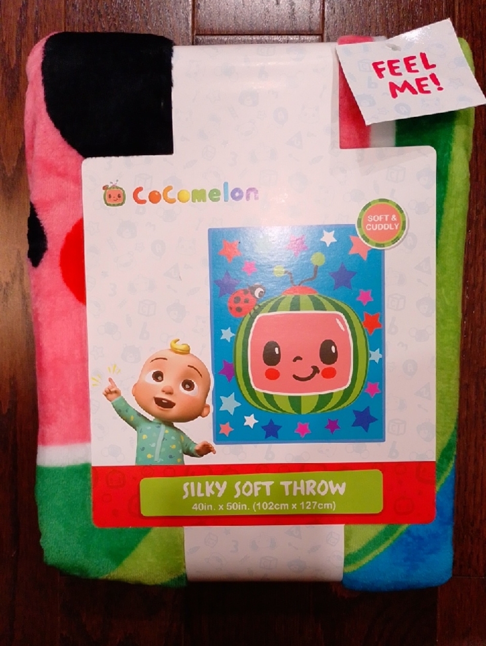 CoComelon Silky Soft Throw Blanket JJ TomTom YoYo